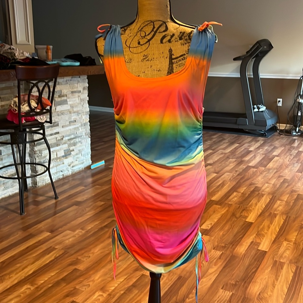 🆑FINAL PRICE‼️ Size XL (could be L or XL) bright colored dress